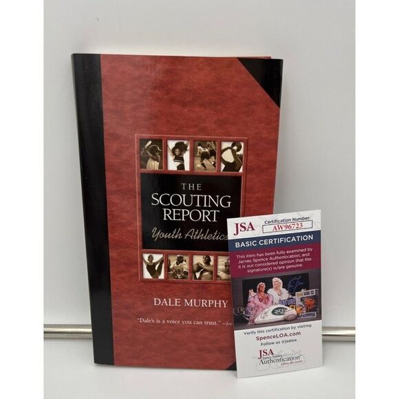 Dale Murphy Signed The Scouting Report: Youth Athletics JSA COA - Picture 1 of 8